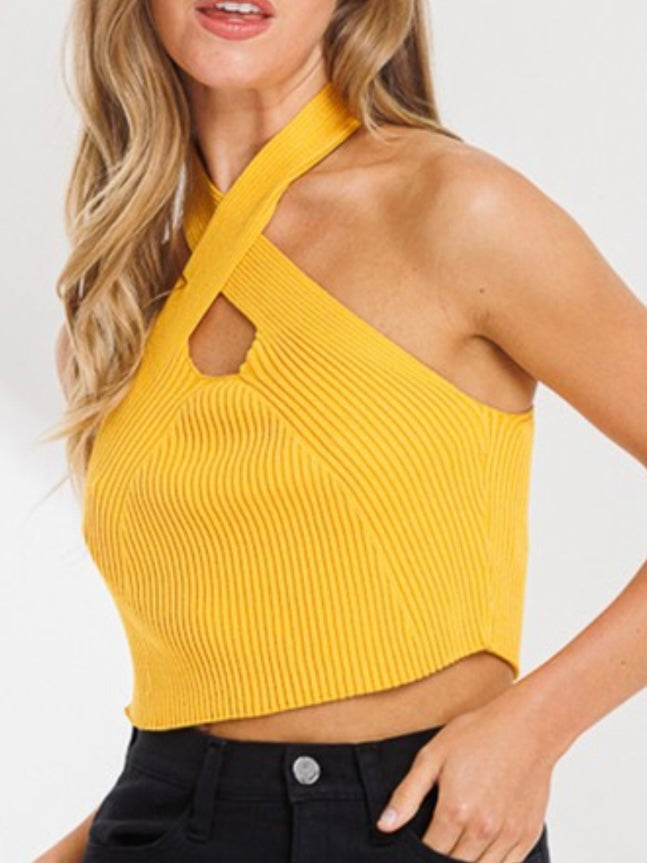 Crossed Neck Cami Top