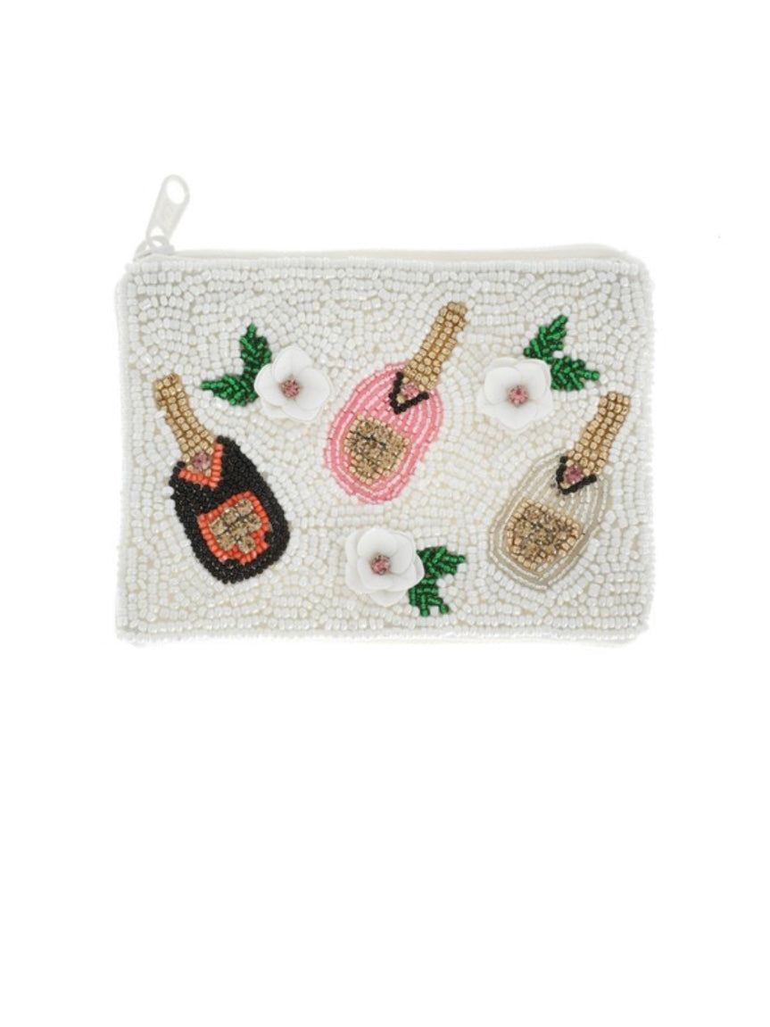 Beautiful Beaded Coin/Card Bag