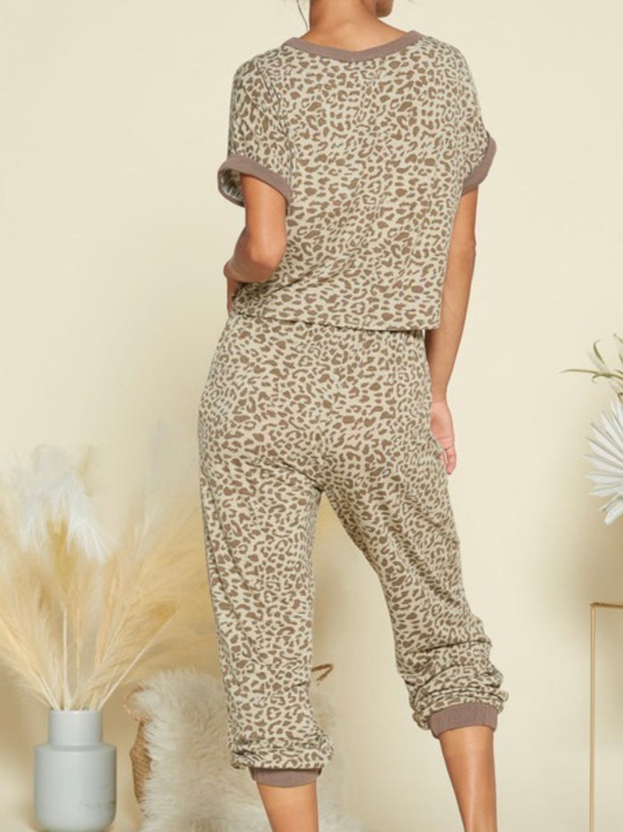 Leopard Long Loungewear Set