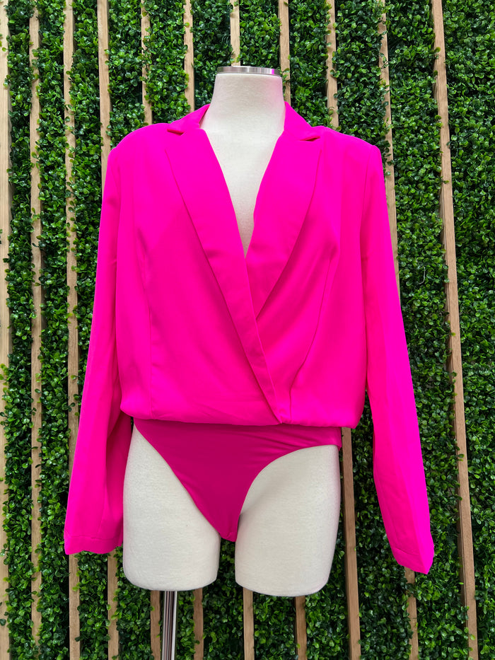 Elegant Blazer Bodysuit