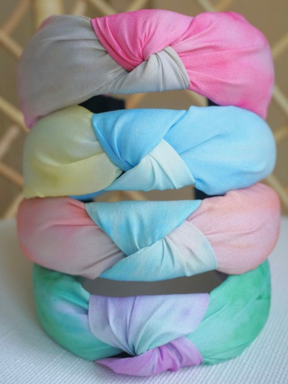 Tie Dye Top Knot Headband