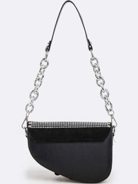 Iconic Studded Saddle Bag