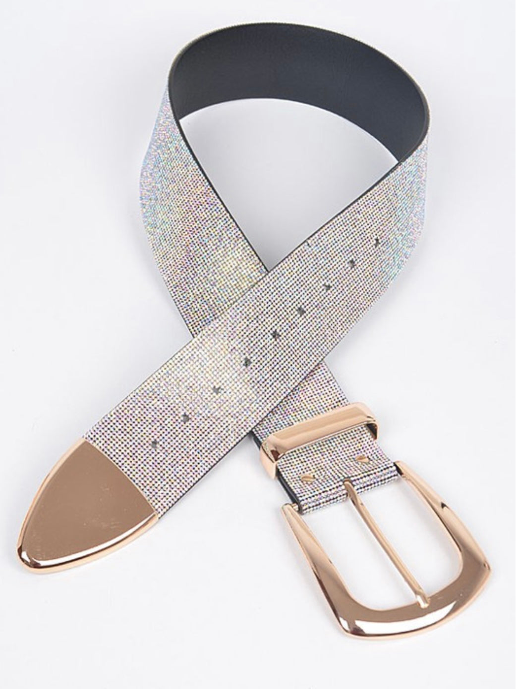 Buckled Rhinestone Belt