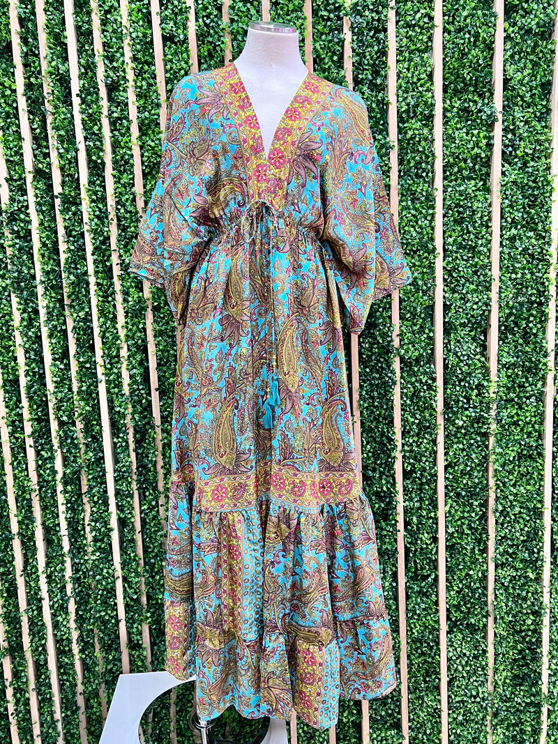 Boho Covered Kimono Dress