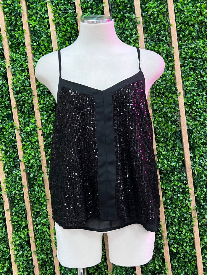 Sequin Panel Top