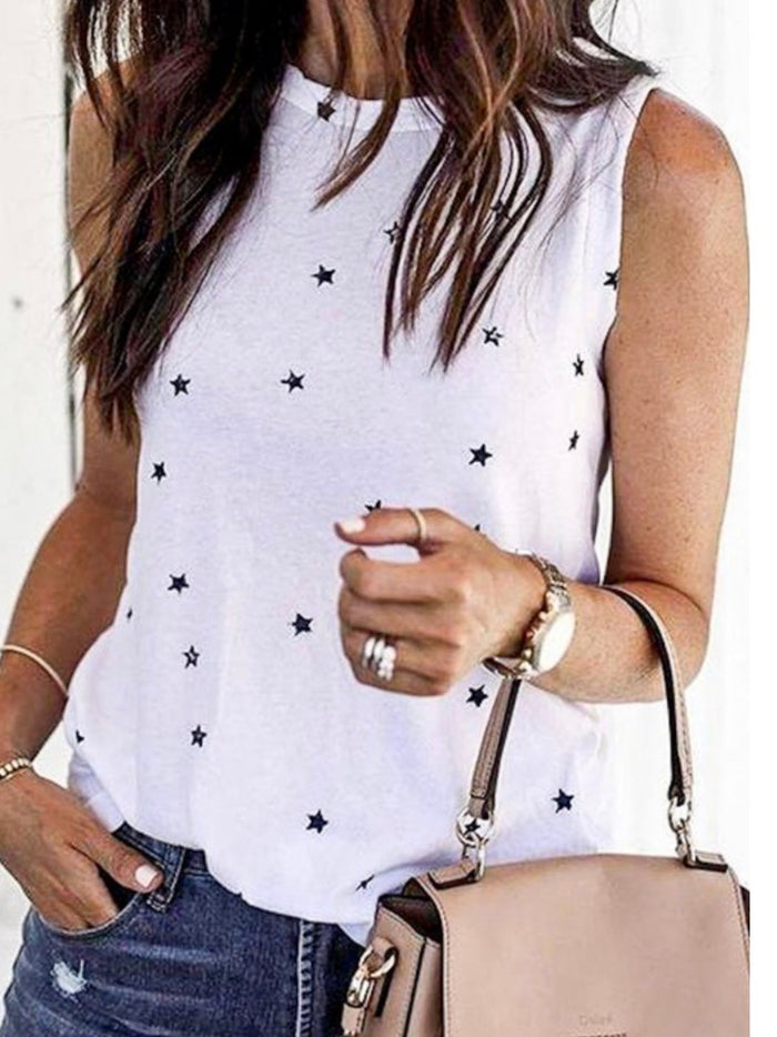 Sleveless Star Cami