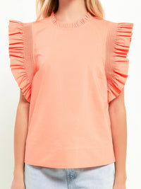 Flutter Sleeve Top