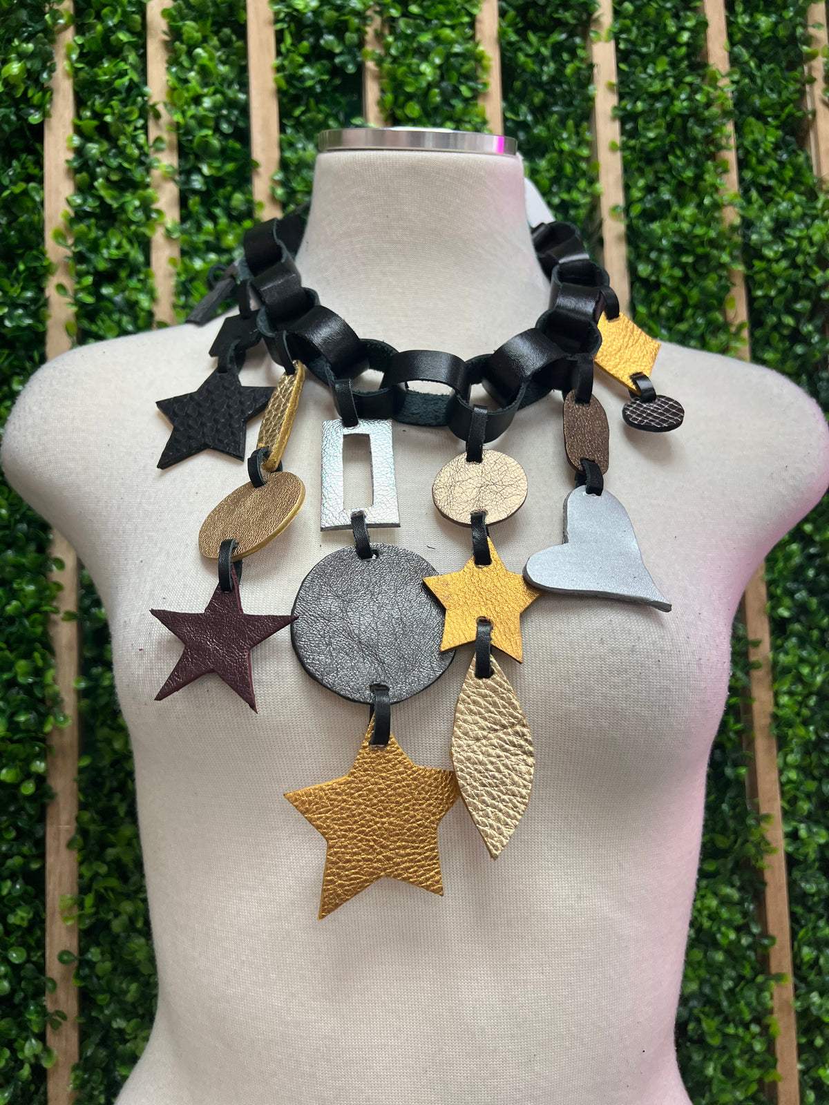 Arlenne Diaz Leather Necklaces