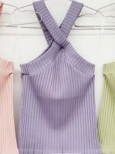 Cross Neck Tank Top