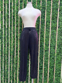Sequin Jogger Pants
