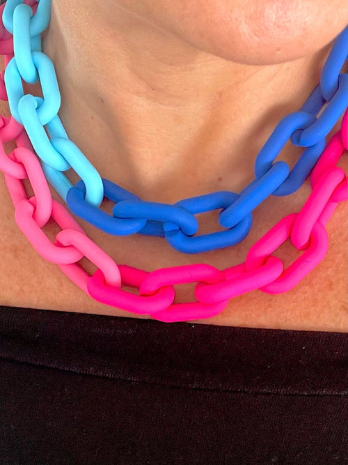 All Weather Neon Link Necklace