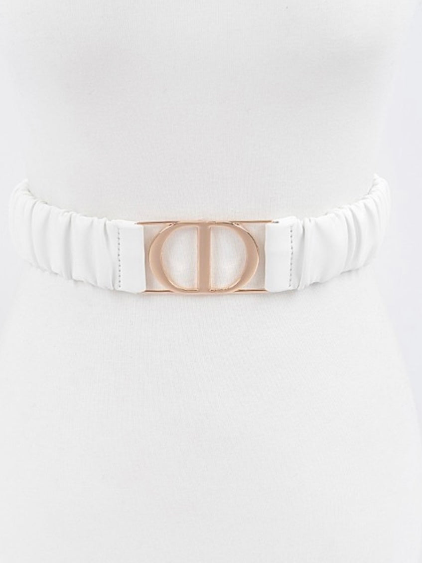 Pleated Stretch Belt