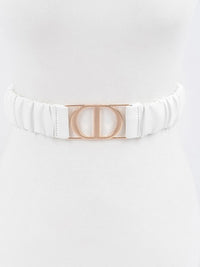 Pleated Stretch Belt