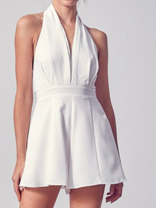 Elegant Halter Romper