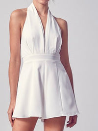Elegant Halter Romper