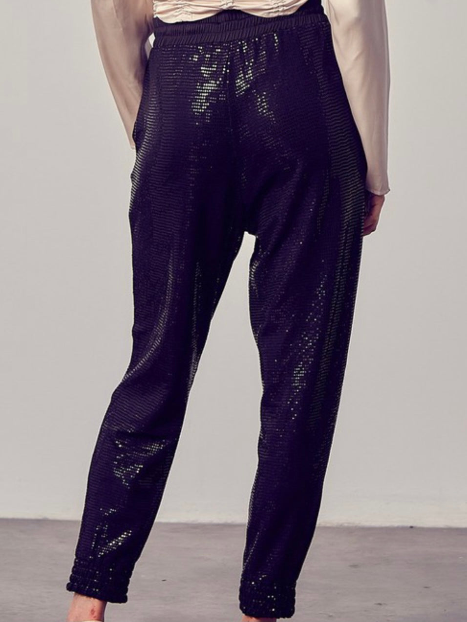 Sequin Jogger Pants