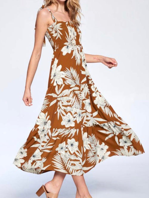 Byron Tropical Midi Dress