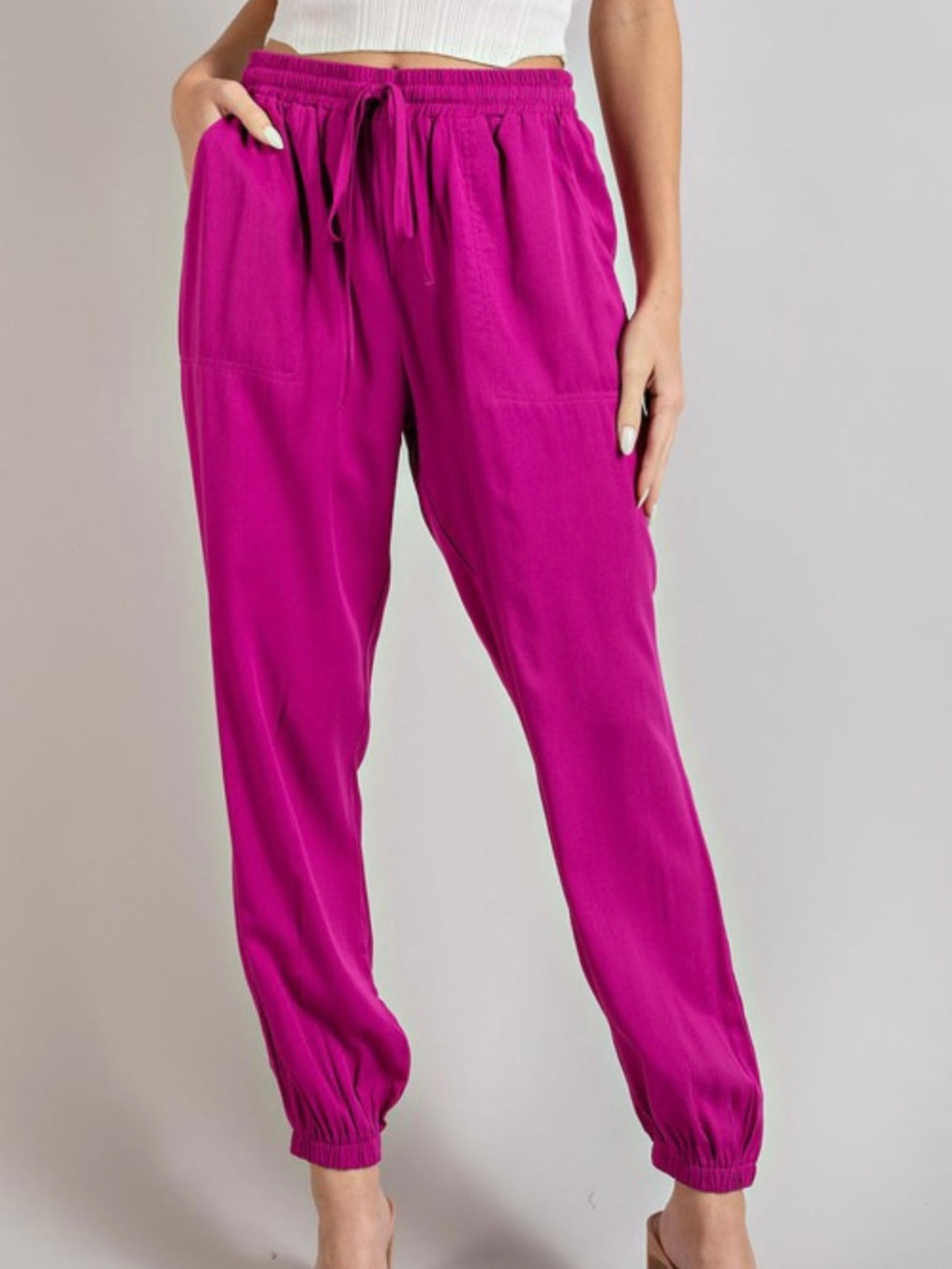 Magenta Joggers