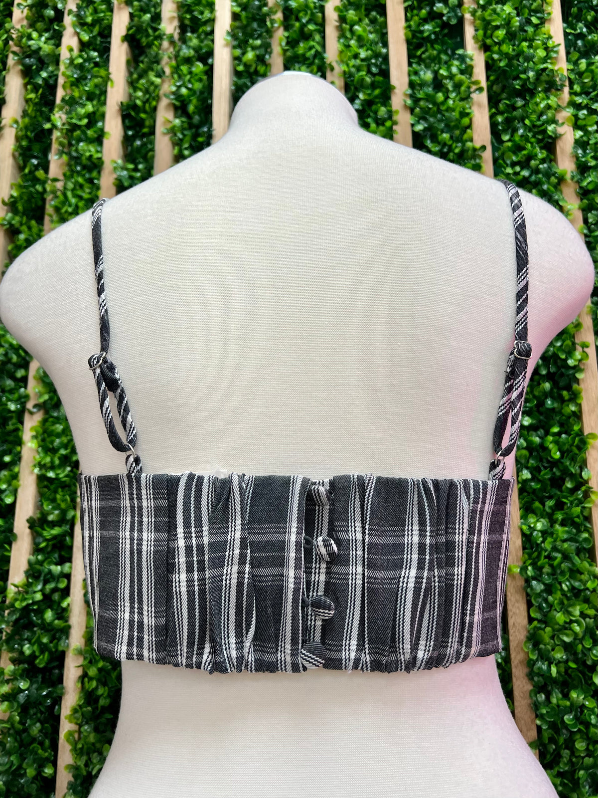 Plaid Crop Top