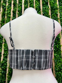 Plaid Crop Top