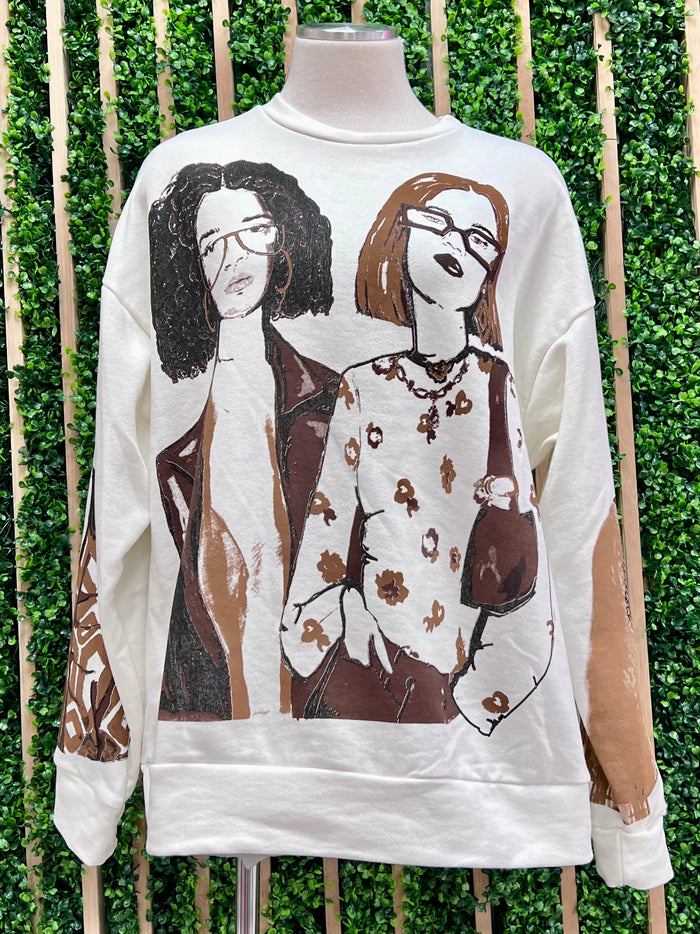 Two Friends Sweater
