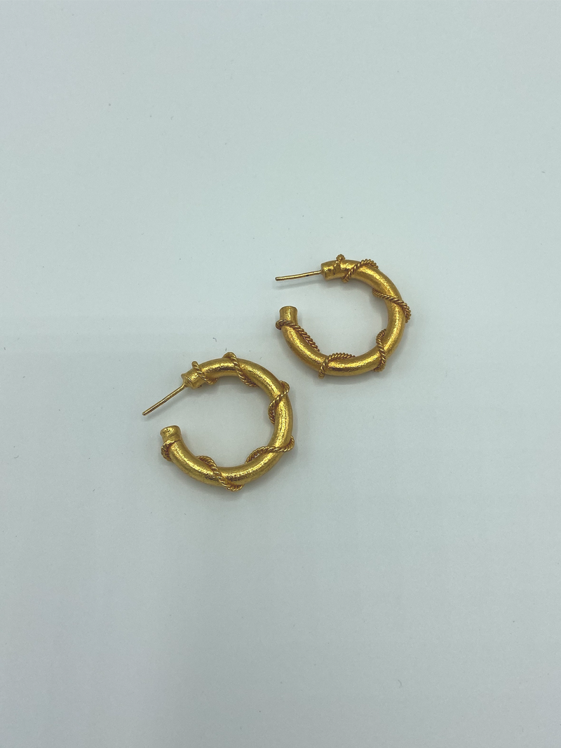 Broid Detailed Hoops