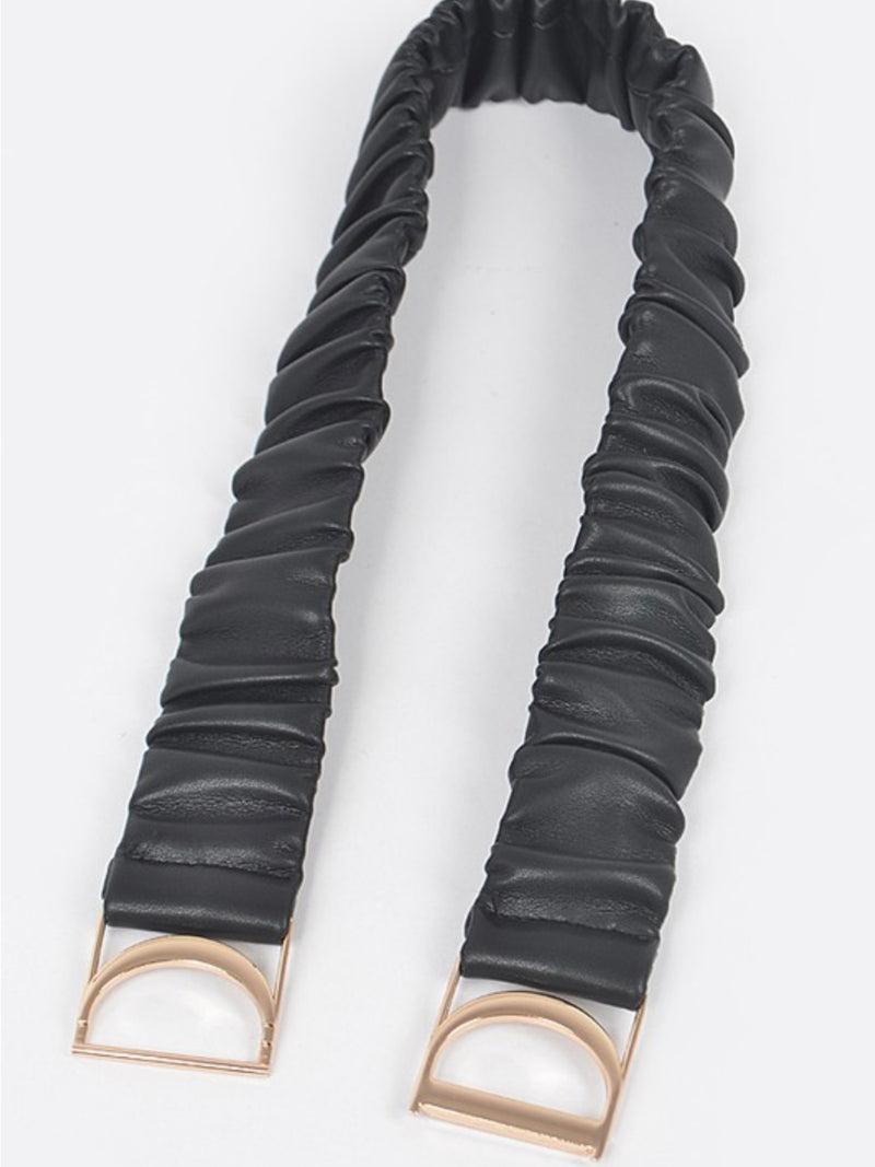 Pleated Stretch Belt