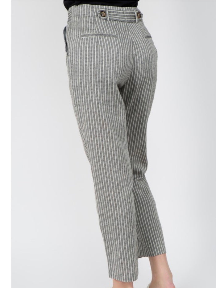 Button Tab Trousers