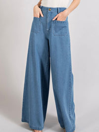 Denim Wide Leg Jeans