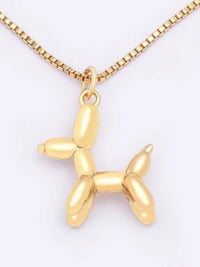 Balloon Dog Stainless Steel Necklace