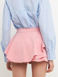 Flare Ruffle Skort