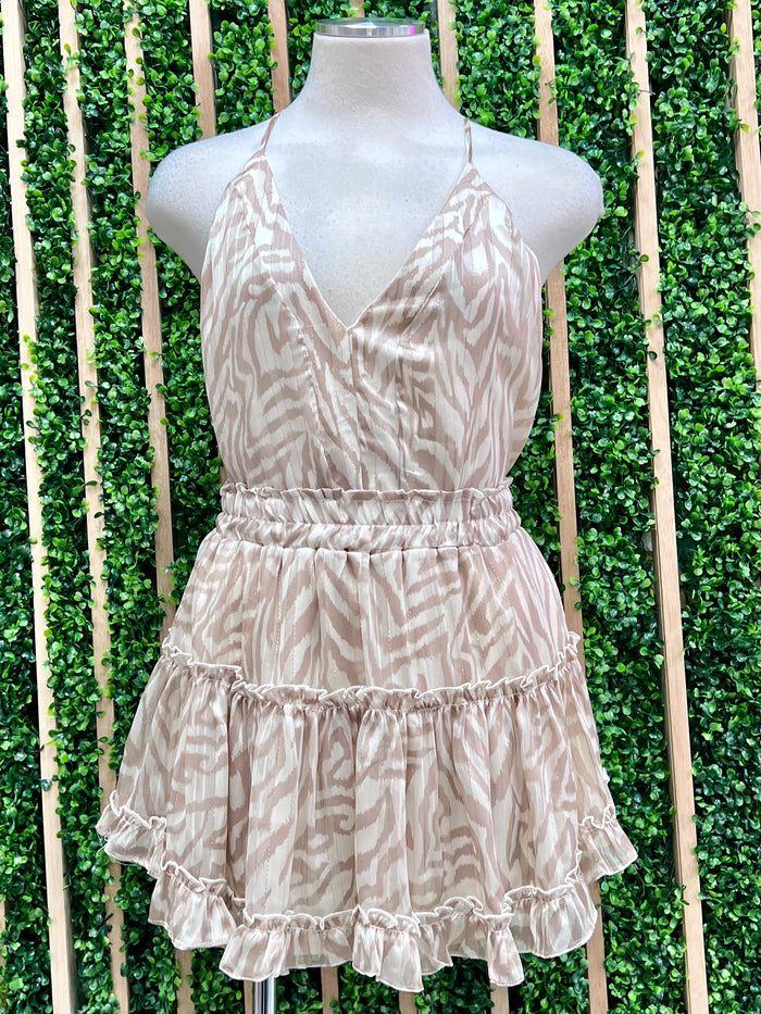 Tiger Chic Print Skirt