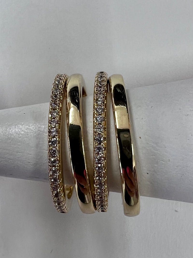 Delicate Four Layer Ring