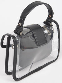Clear Duo Pouch Clutch