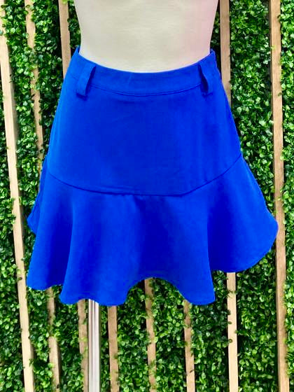 Royal Blue Skort