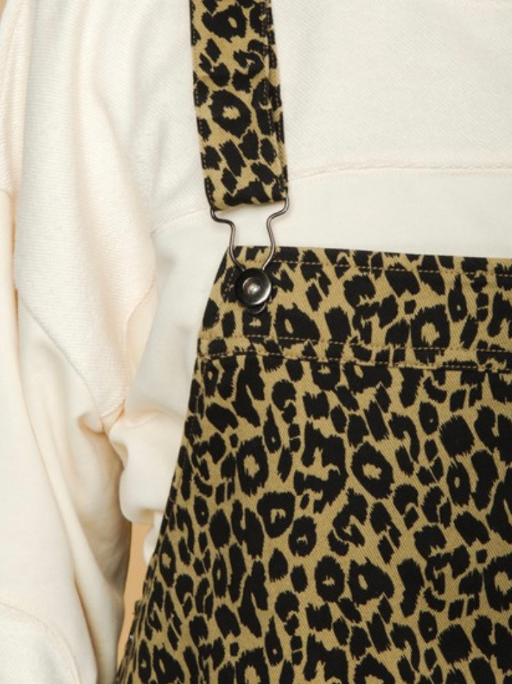 Leopard Skirt Overall