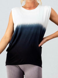 Black Ombre Muscle T