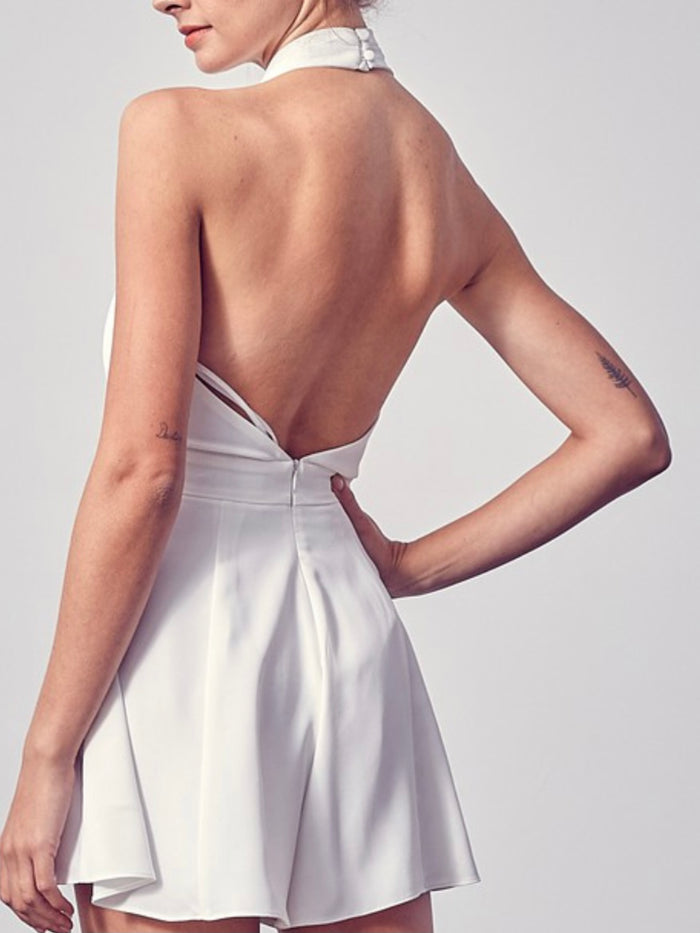 Elegant Halter Romper