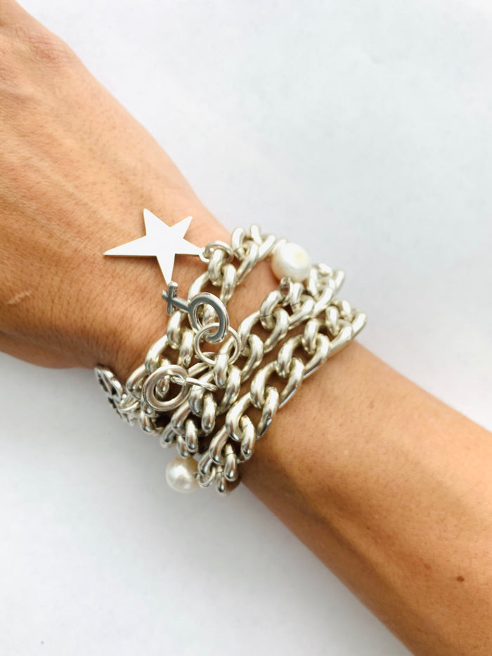 Multi Chain Charm Bracelet