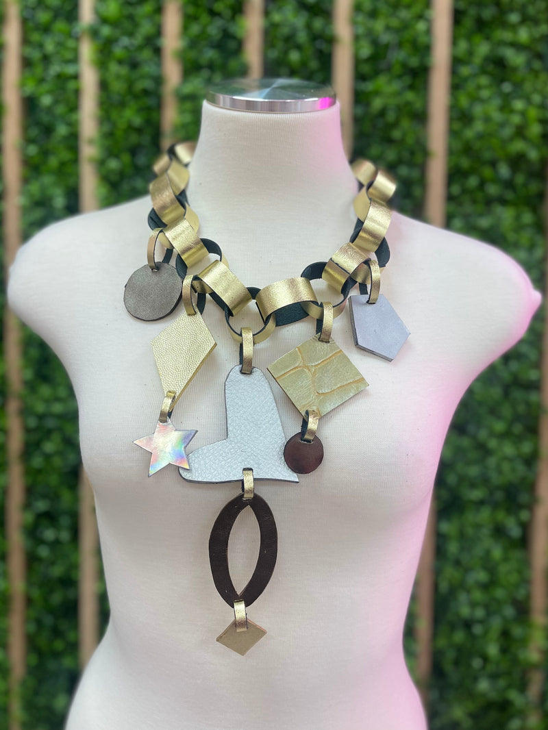 Arlenne Diaz Leather Necklace