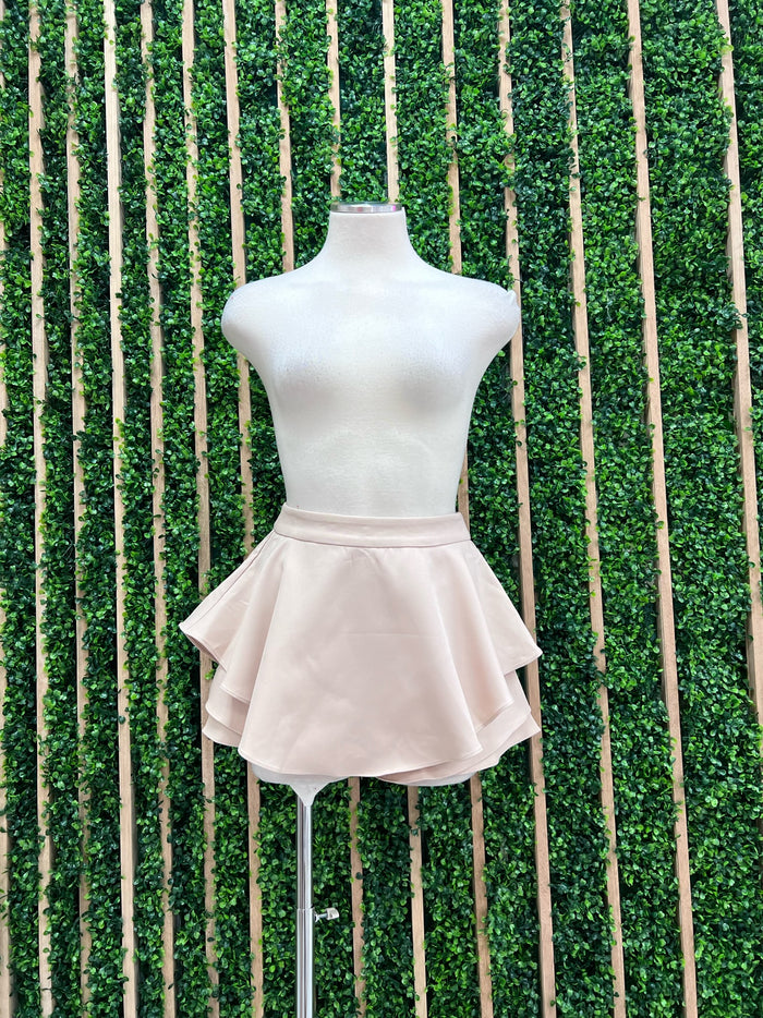 Flare Ruffle Skort