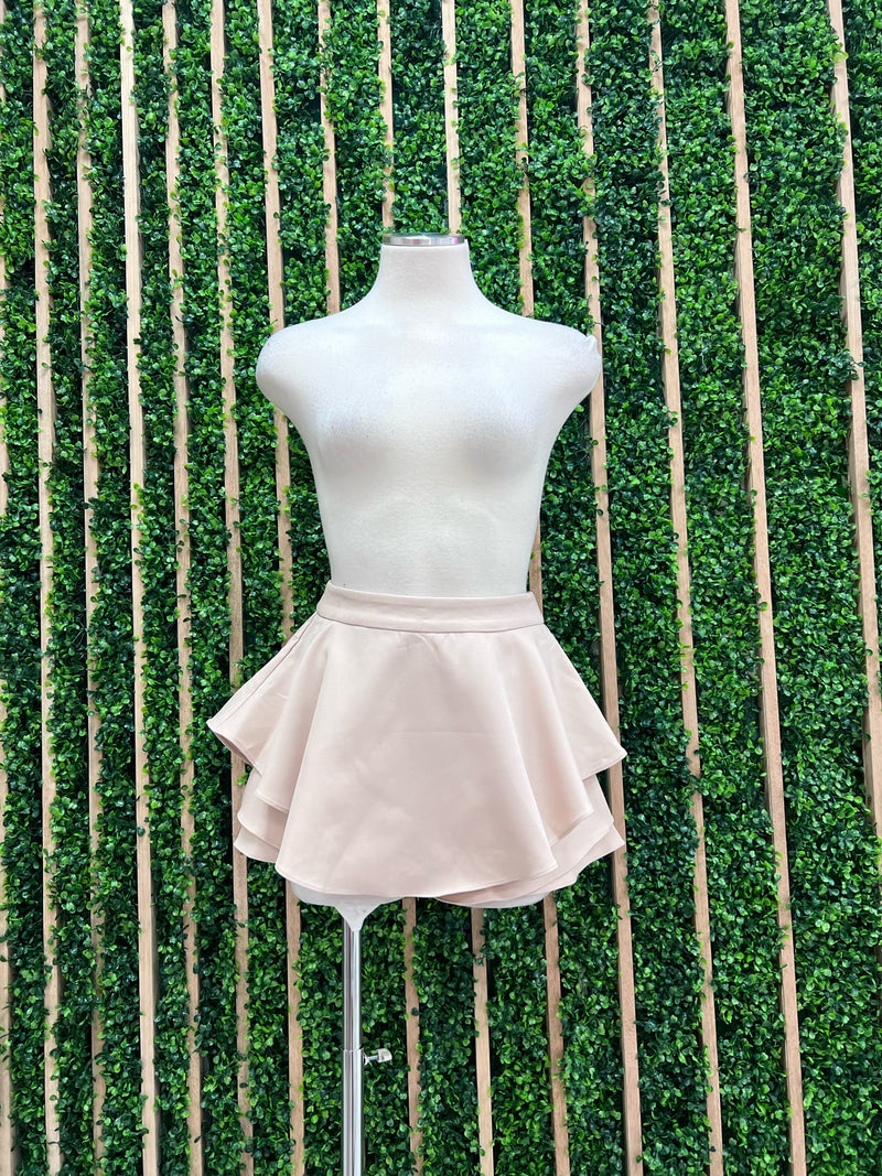 Flare Ruffle Skort