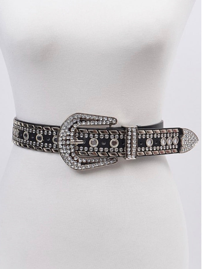 Rhinestone Rockstar Belt