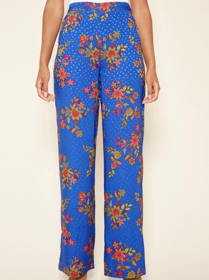 Cobalt Floral Pant