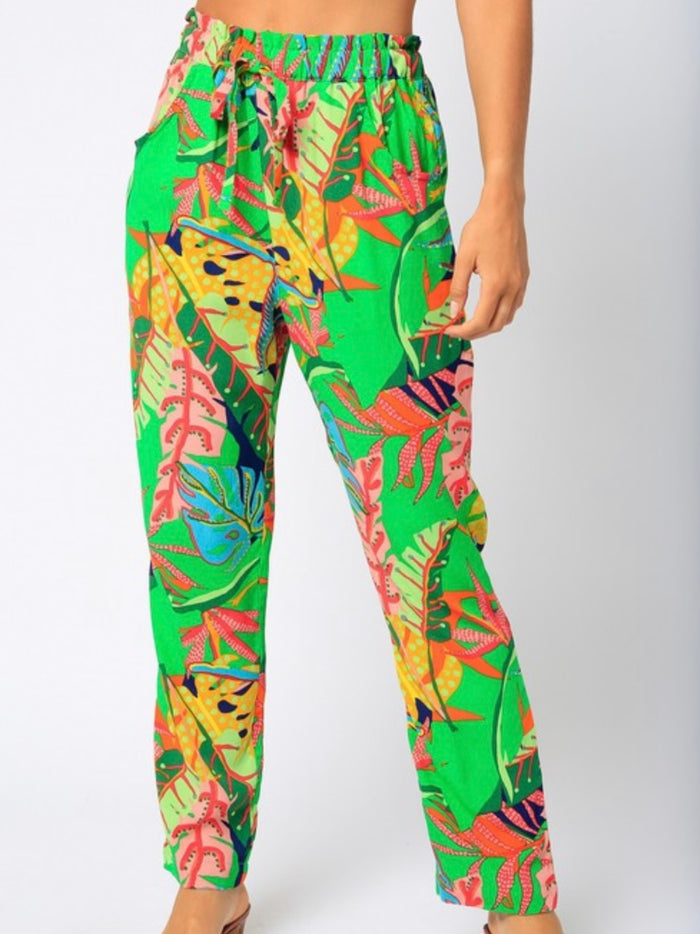 Green Tropical Multi Jogger