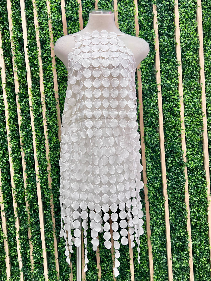 Exquisite Circle Embroidered Top