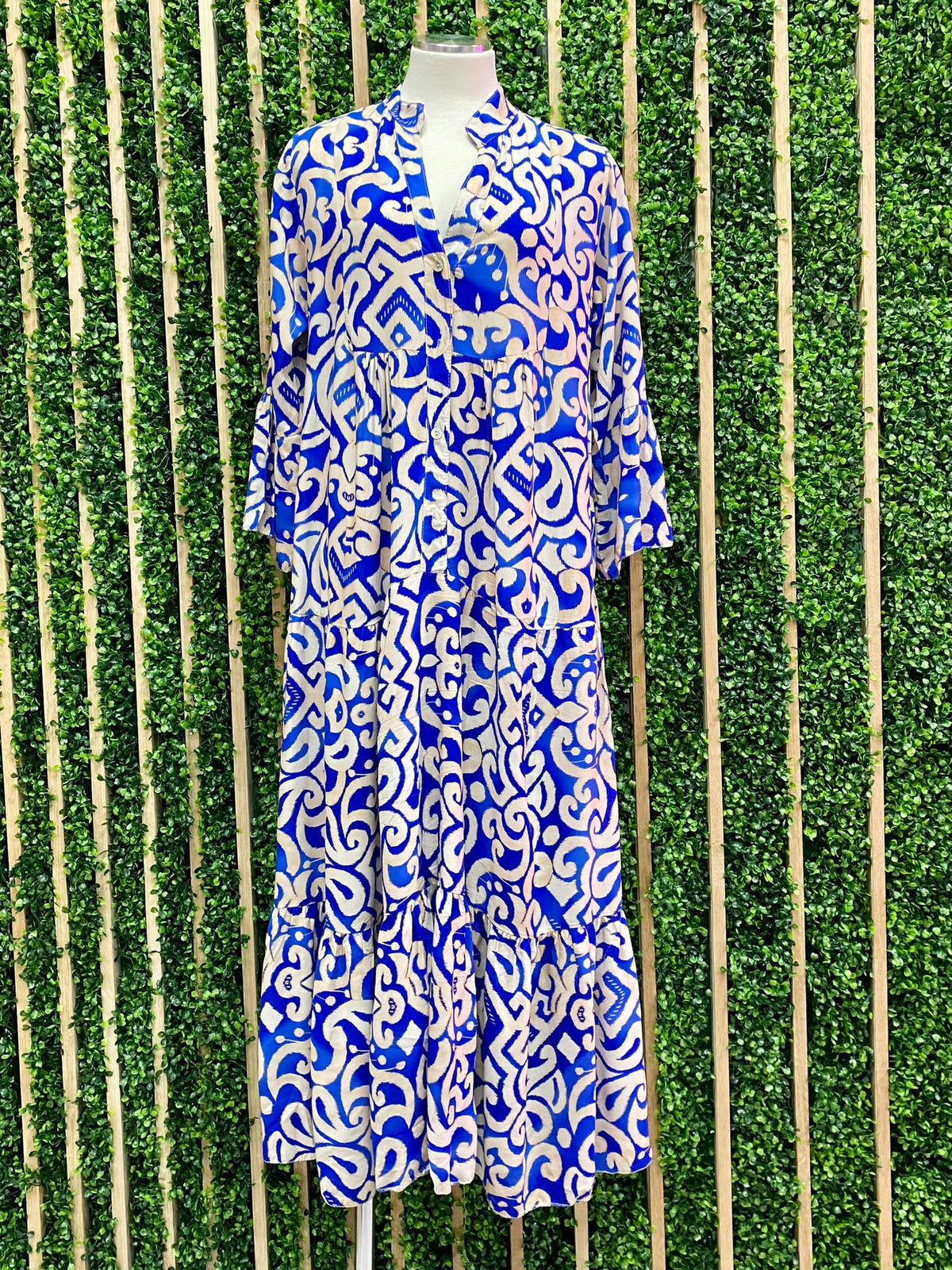 Bright One Size Vine Maxi Dress