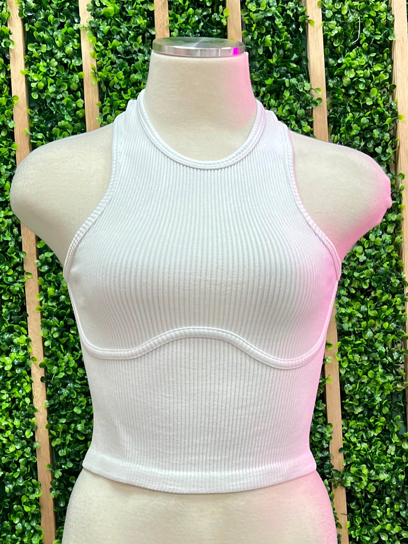 Bra Contour Ribbed Tank