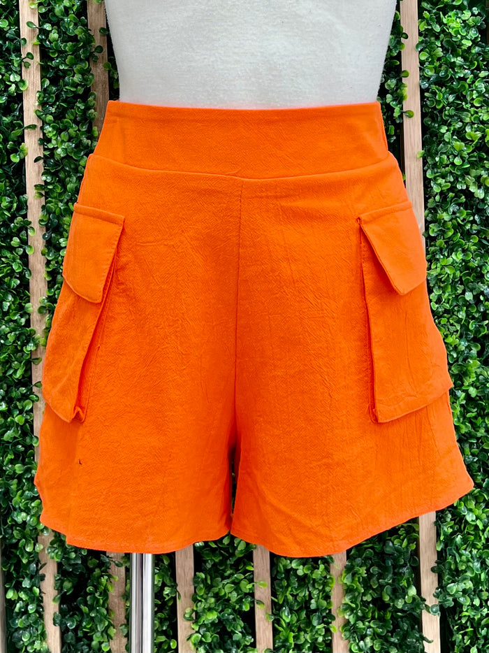 Two Pocket Detail Shorts