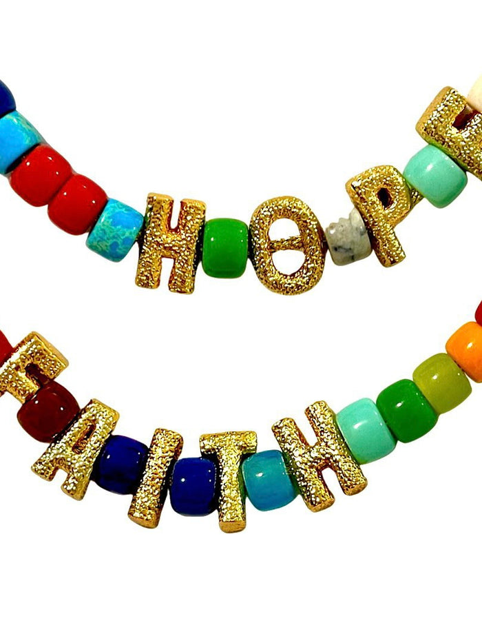 Pursuit of Happiness Crystal Beads Necklace